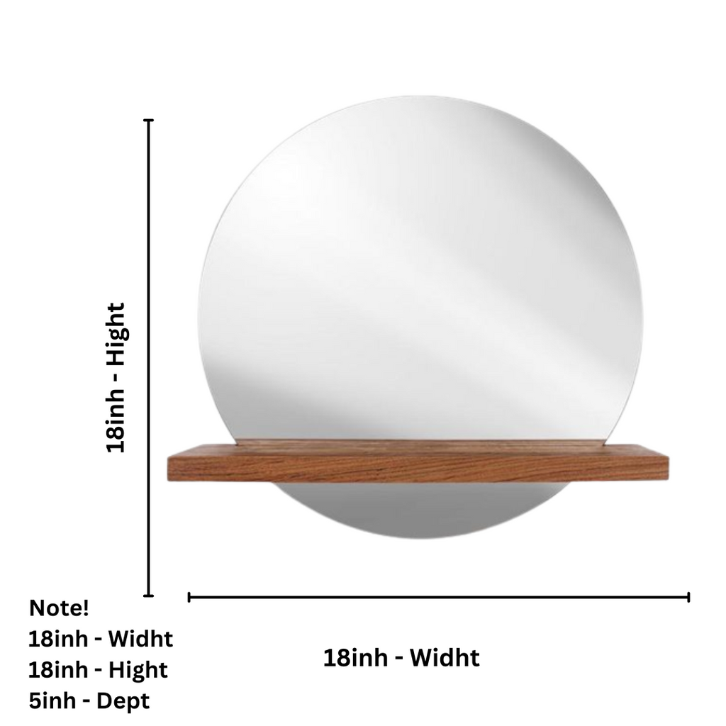 Chic Round Mirror